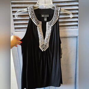 NWT INC Embroidered Tank Top Size Small